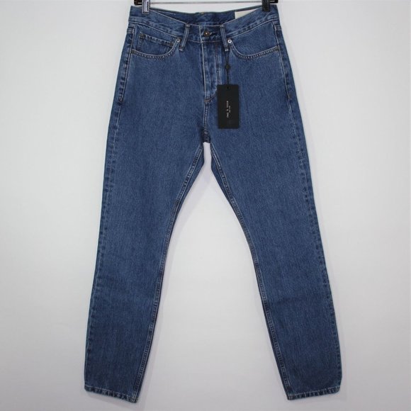 Rag & Bone Mens 30 x 30.5 Fit 1 Skinny Blue Jeans NEW B892